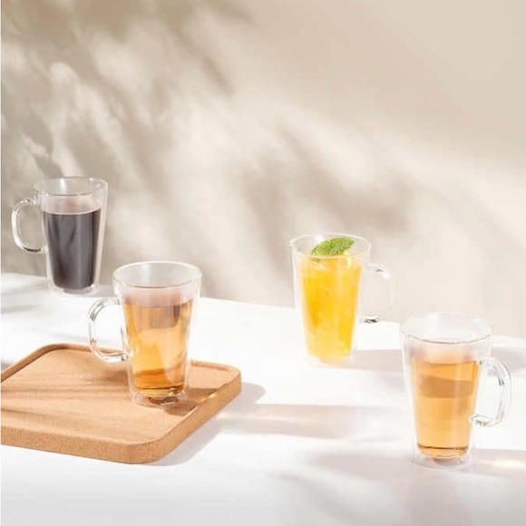Bodum Canteen Double Wall Mugs, 4-piece Set Mugs